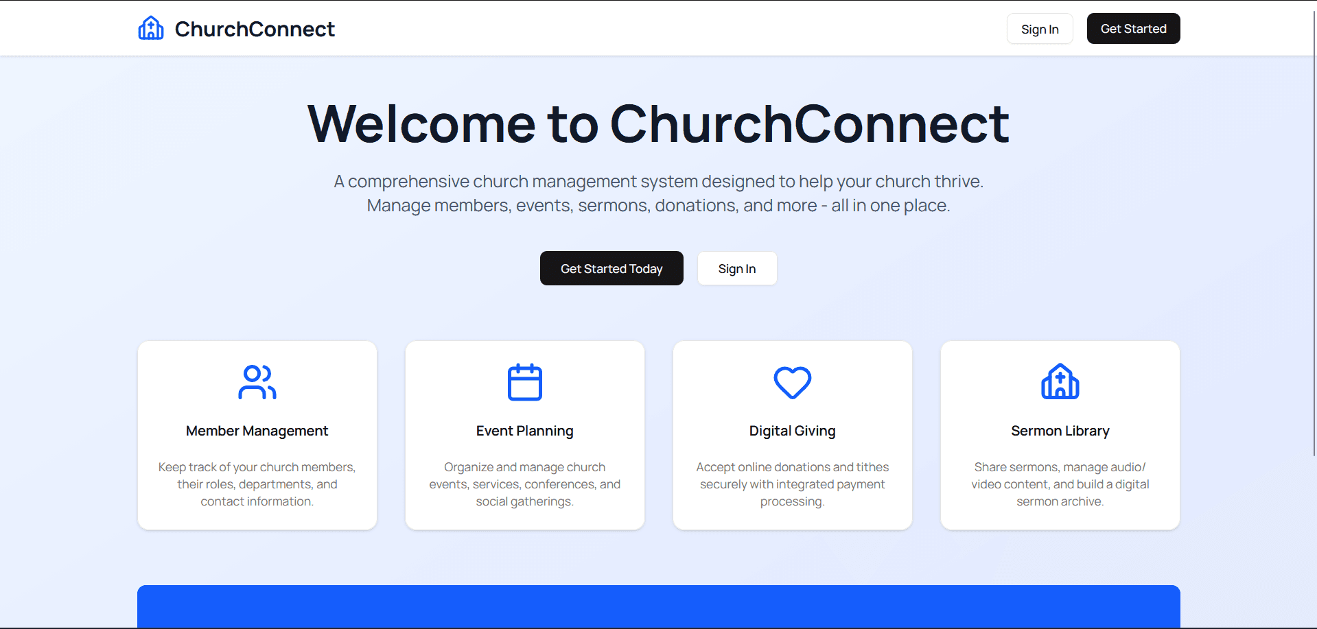 ChurchConnect Project
