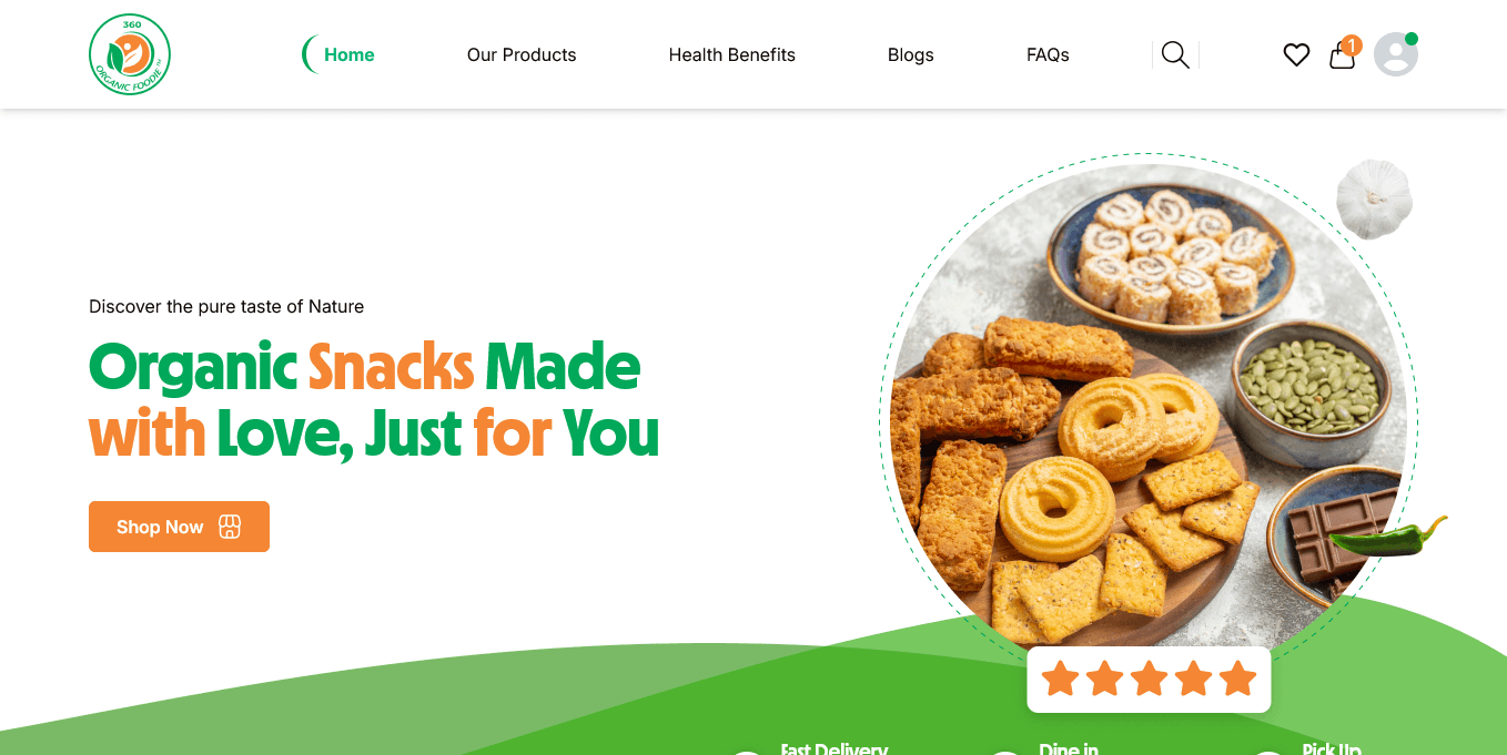 Organic Foodie Project